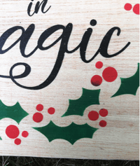 Image 2 of Believe in Magic Sign