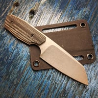 Image 1 of Compact EDC - Black Canvas Micarta