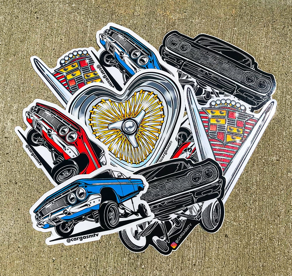 Lowrider Lifestyle Stickers | cargasmtv