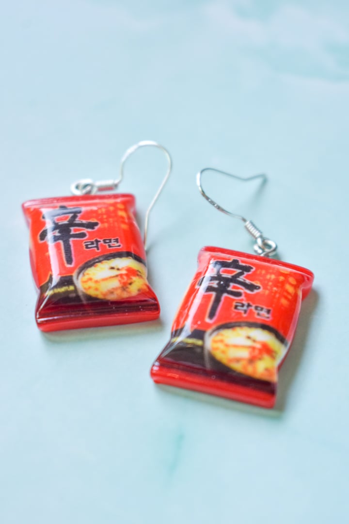 Image of Ramen Hook Earrings