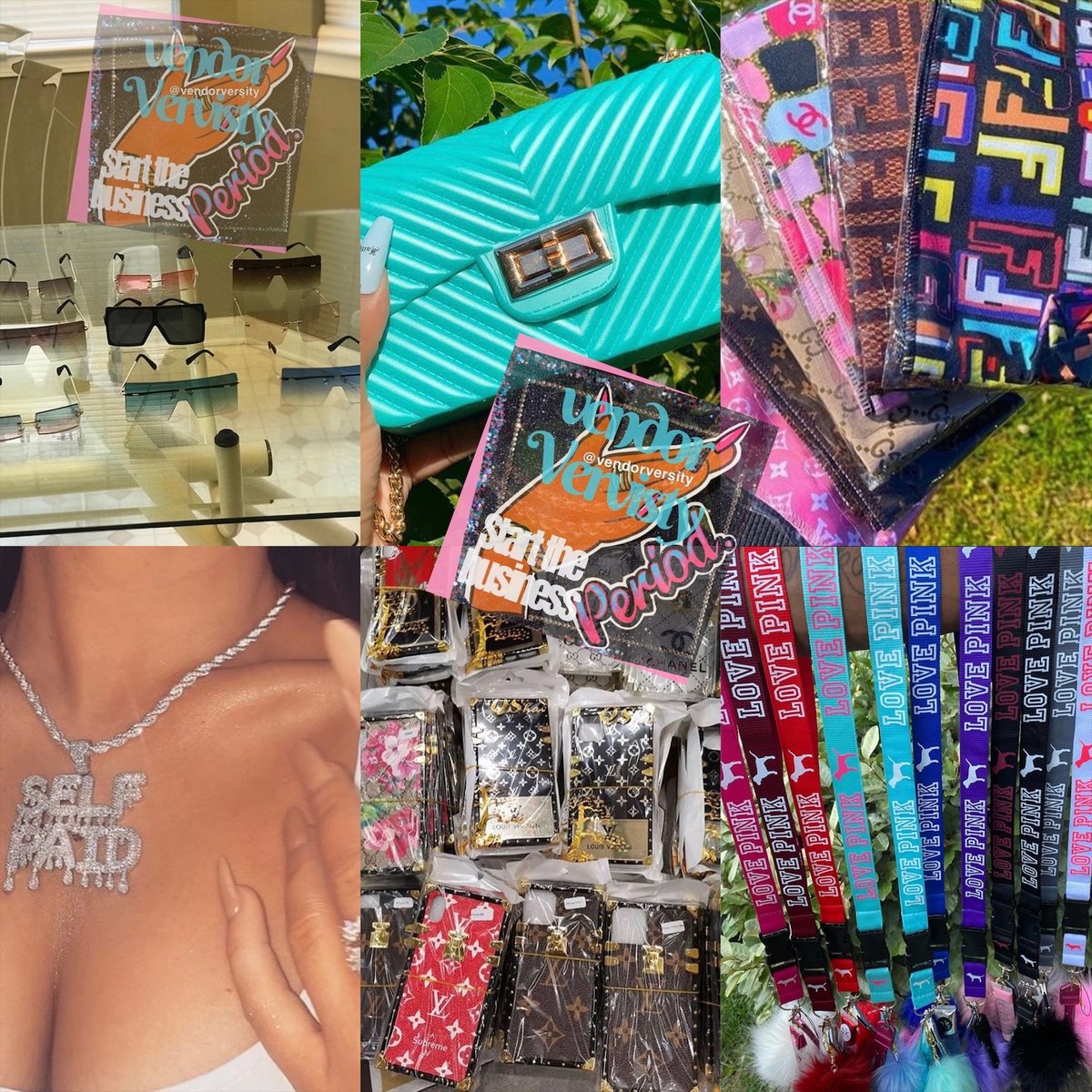 Accessory vendors package NOT THE ACTUAL PRODUCTS!!! vendorversity