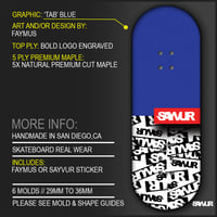 Image 1 of SAYVUR ‘TAB’ BLUE