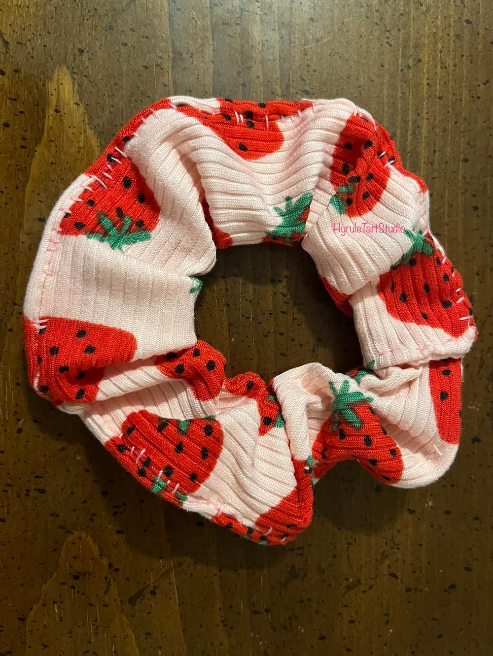 Handmade Strawberry Scrunchy