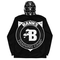 Image 1 of Black Unisex Windbreaker