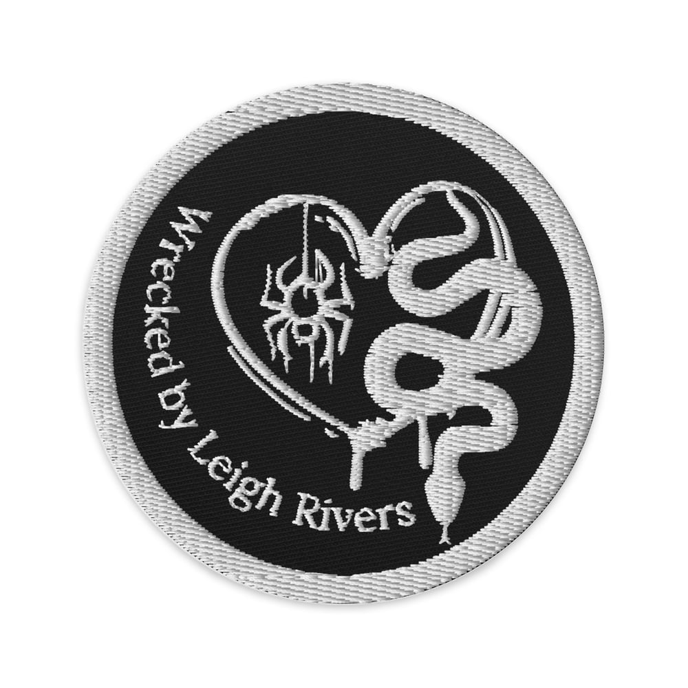 Image of Officially licensed emotionally wrecked by Leigh Rivers Embroidered patch