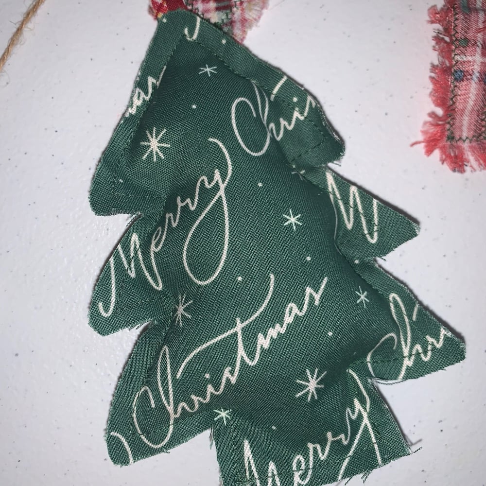 Image of Rustic Christmas Tree Garland