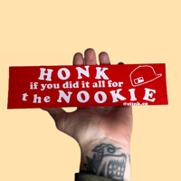 Image 1 of NOOKIE bumper sticker