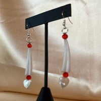 Image 4 of 1 Tier Mini Dentalium Earrings