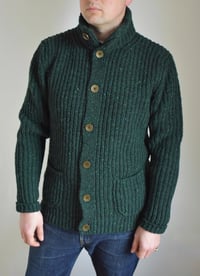Image 3 of Chunky Ribbed Cardigan - Made in Ireland 