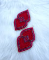 red stacked hearts