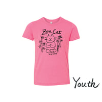 Image 1 of WOW "Zen Cat" Youth T-Shirt