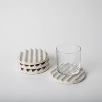 Pretti Cool - Concrete Terrazzo Coasters Set of 4