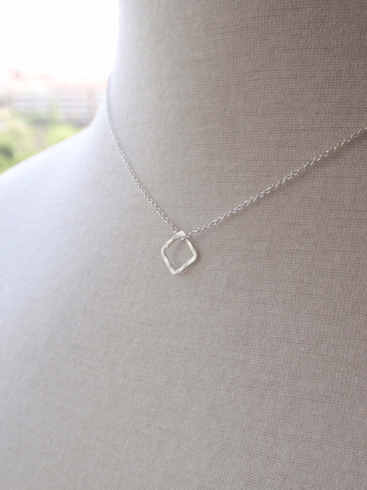 Image of Minimal Square Necklace