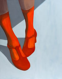 Image 1 of Red shoes Art-Card