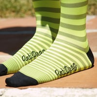 Image 5 of 6.5 inch tall "Yellow & Lime" Summer Sock