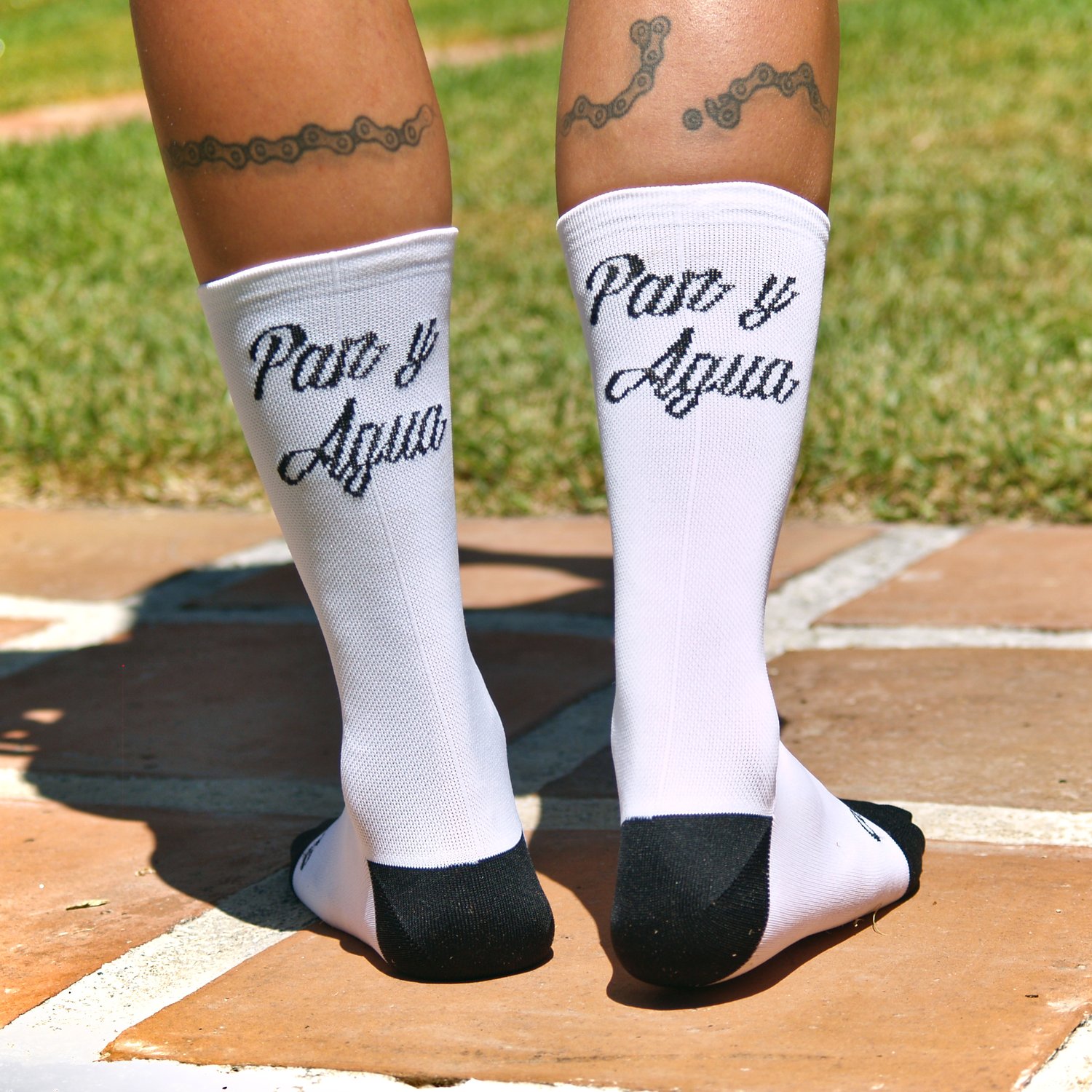 Image of 6.5 inch "Pan y Agua" Summer Sock