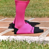Image 4 of 6.5 inch tall "Pink Fluo" Summer Sock