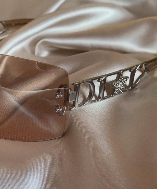 Image of Dior Rare Diamanté Sunglasses