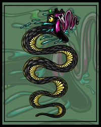 Image 2 of ‘Snake’ hoodie (PRE ORDER)