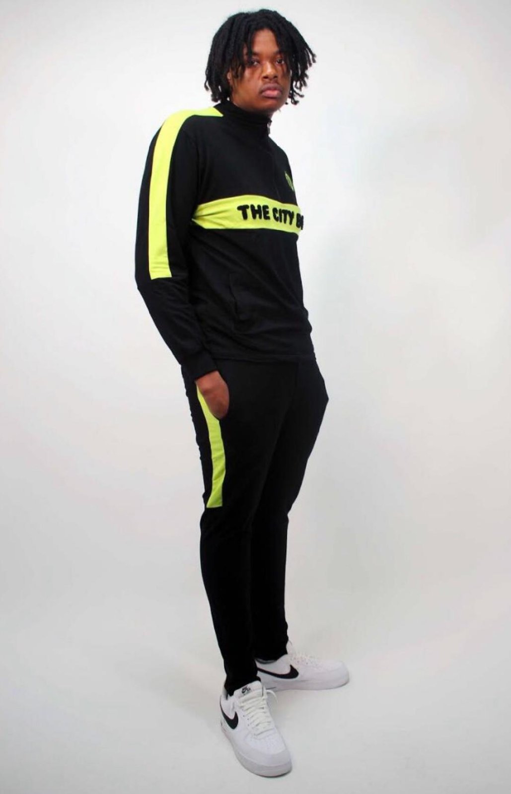 neon green tracksuit