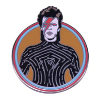 Image 1 of Bowie inspired Fashion Design Badge