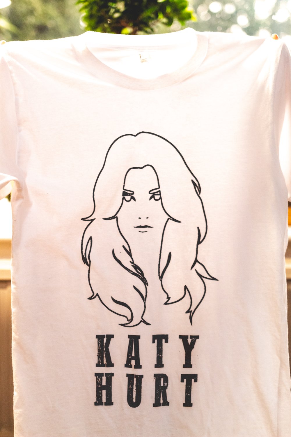 Katy Hurt White T-Shirt 