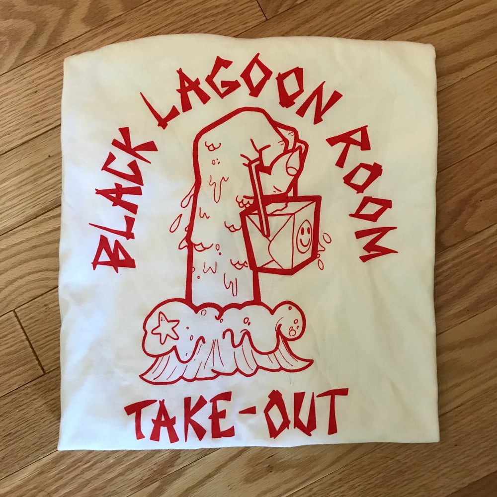 BLACK LAGOON ROOM Take-Out Ladies Cut Logo T-Shirt