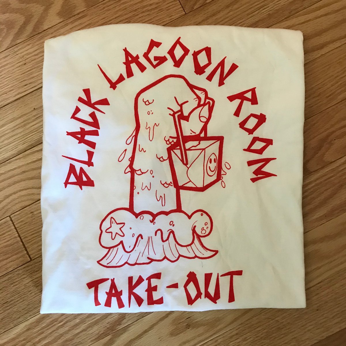 BLACK LAGOON ROOM Take-Out Ladies Cut Logo T-Shirt 