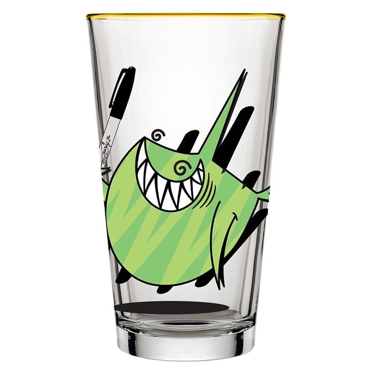 Image of Sharpy Pint Glass by BeerCanvas