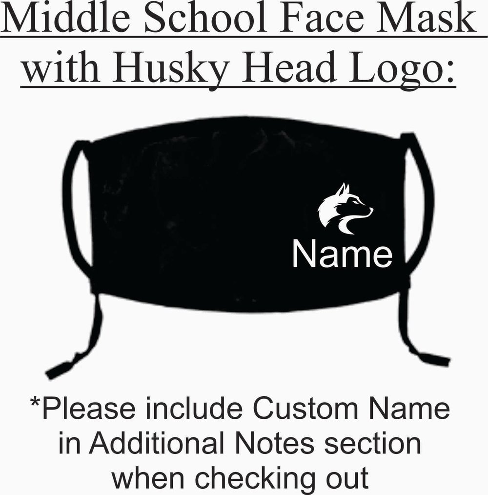 Image of Huron Academy Middle School Face Mask