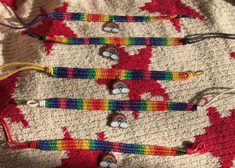 Image of Rainbow bracelets