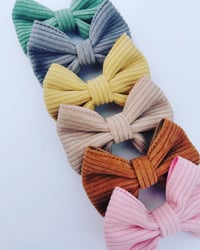 Image 2 of Cord Pinch Bow (3.5 inch) 