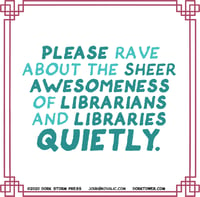 Image 2 of Please Rave Quietly Book Tote