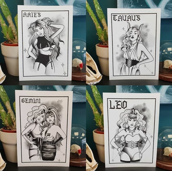 Image of ZODIAC PINUPS
