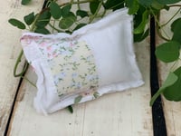 Image 1 of Mini posing pillow vintage quilt