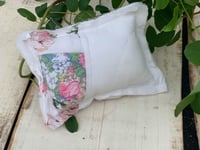 Image 2 of Mini posing pillow vintage quilt