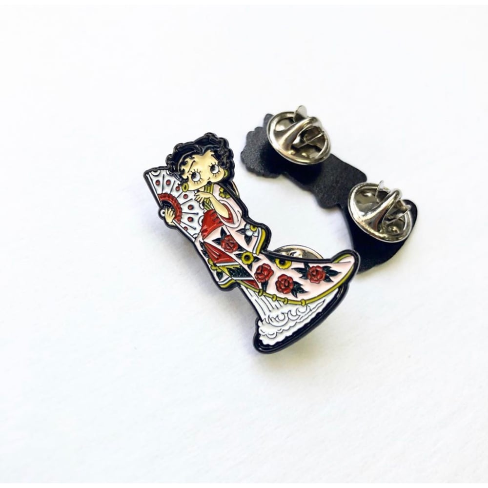 Image of Betty Boop Geisha Soft Enamel Pin