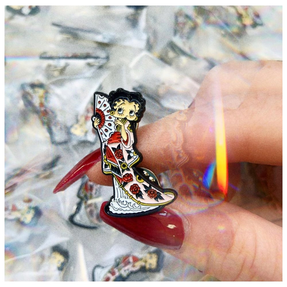 Image of Betty Boop Geisha Soft Enamel Pin