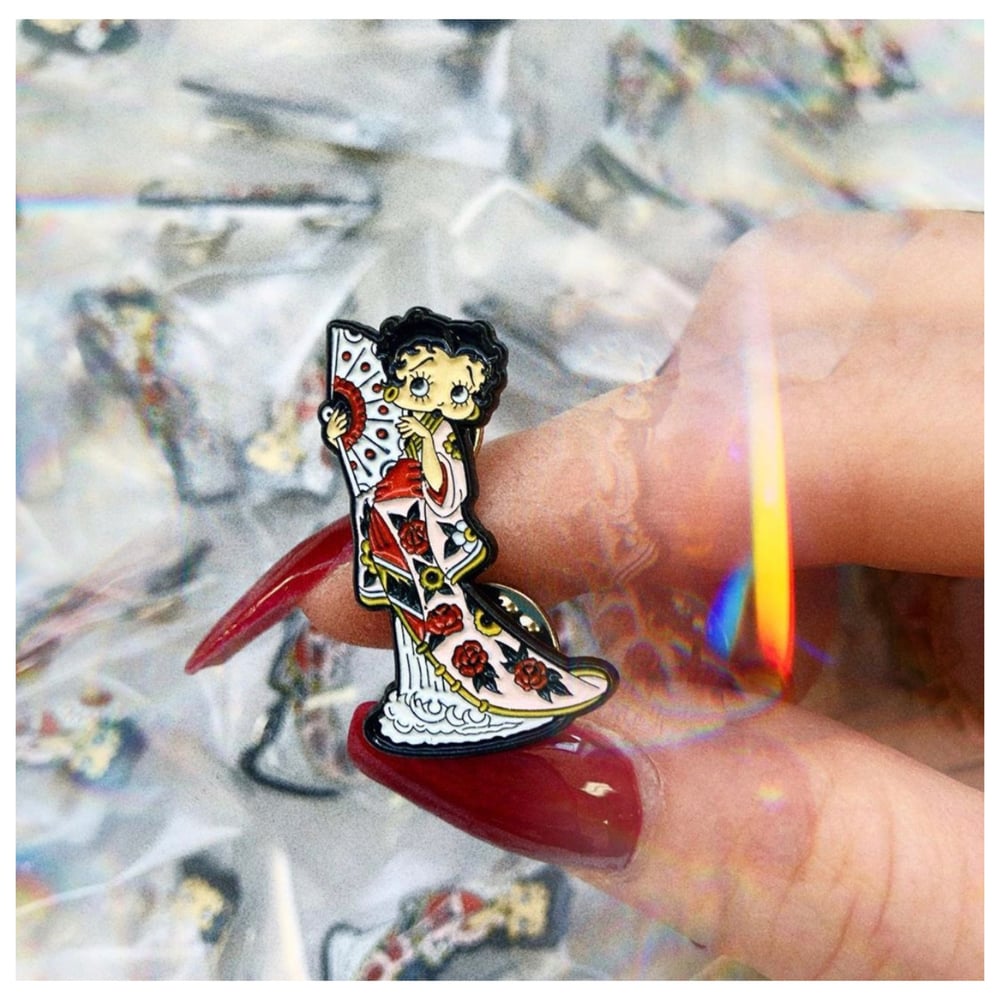 Image of Betty Boop Geisha Soft  Enamel Pin