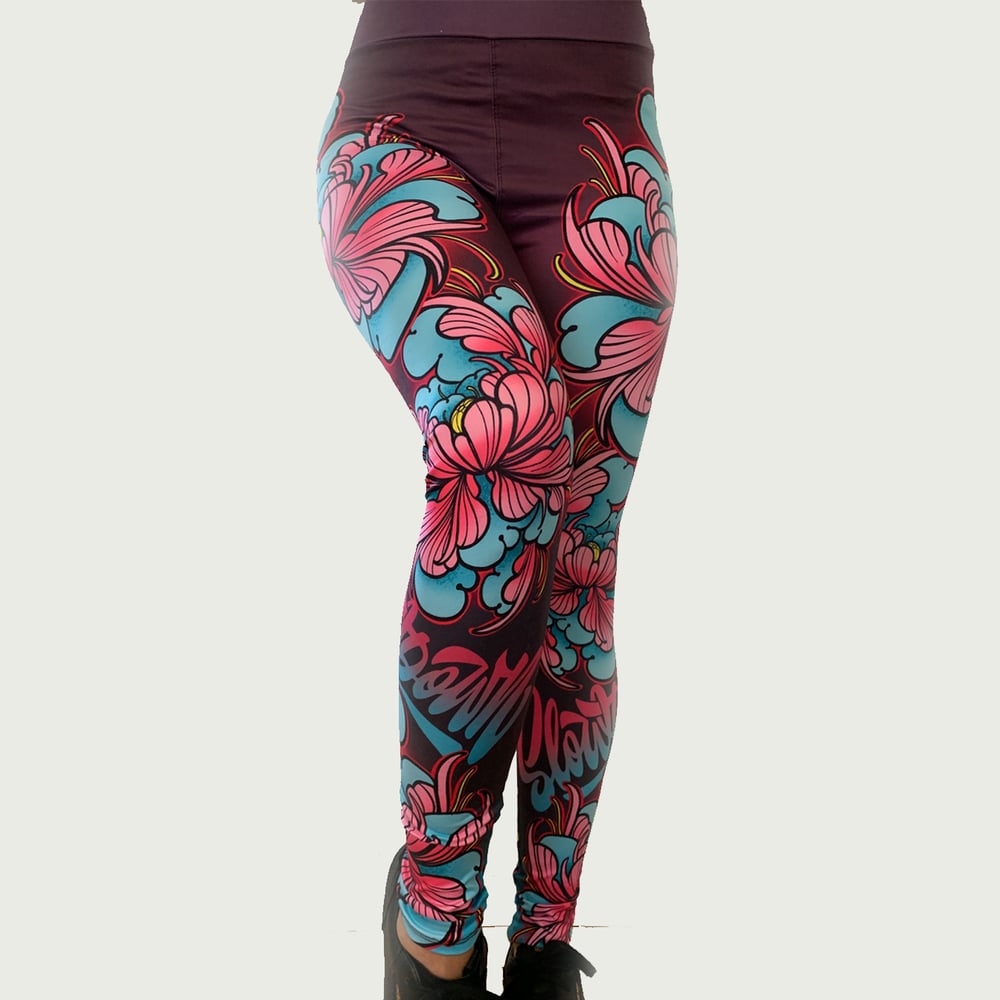 Slowdown Peony Leggings