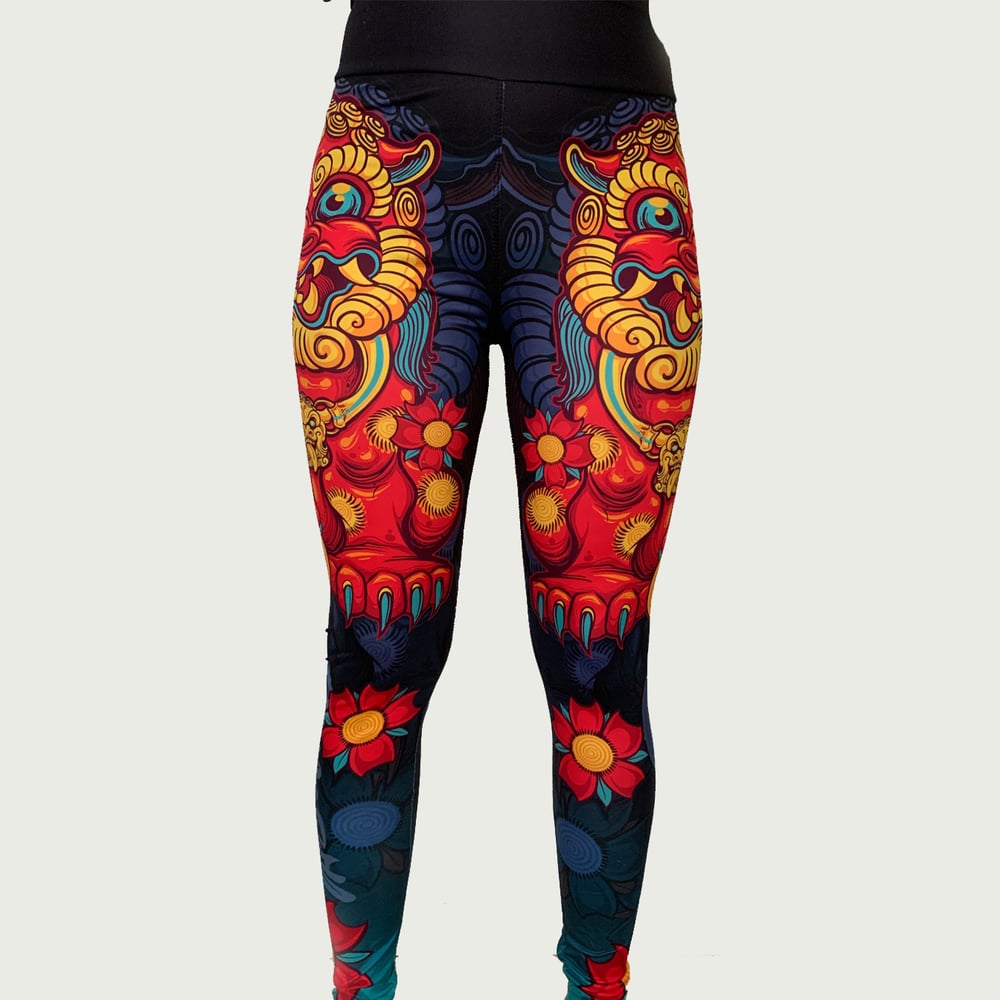 Slowdown Foo Dog Leggings