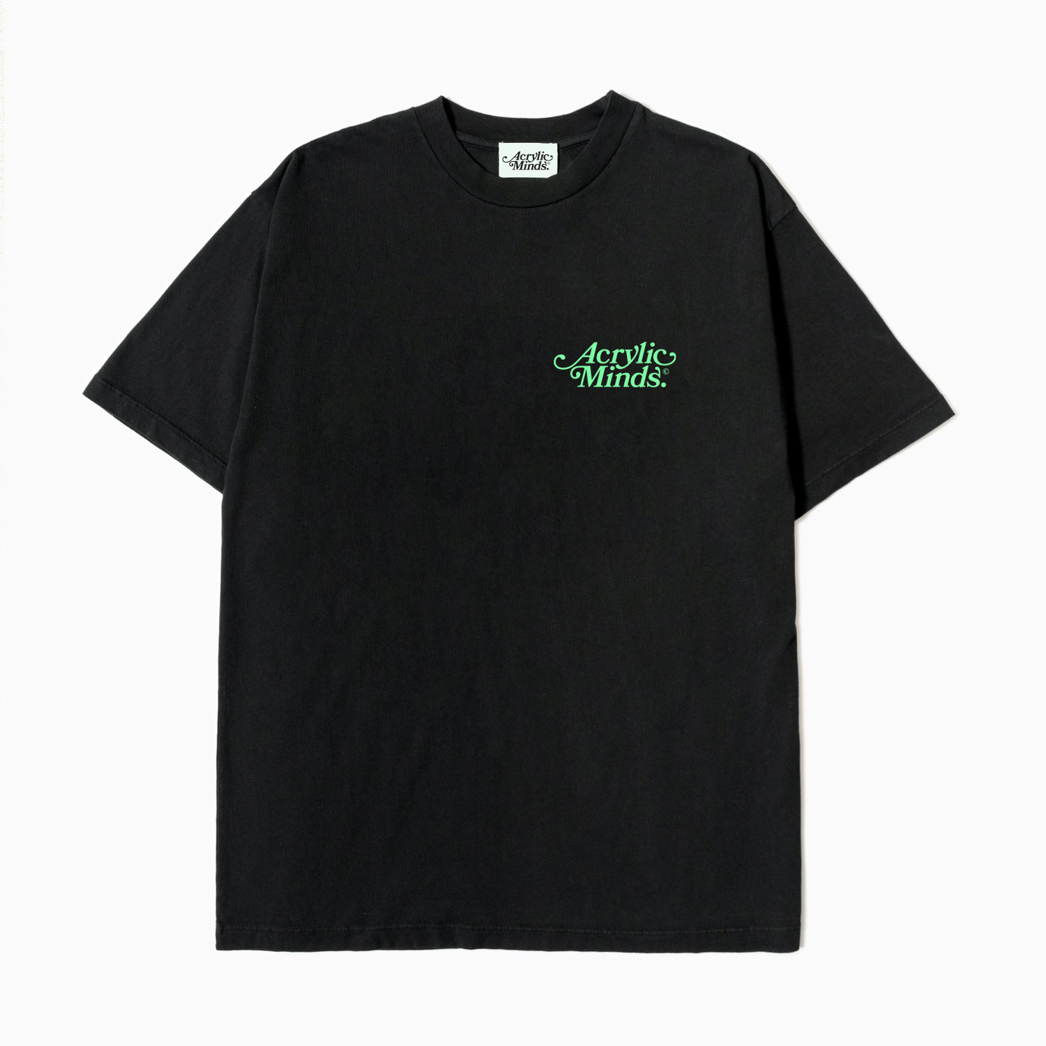 Acrylic Minds Mint Logo T-Shirt