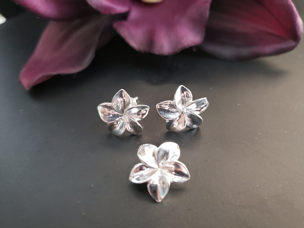 PH091 Flower Pendant Earring set