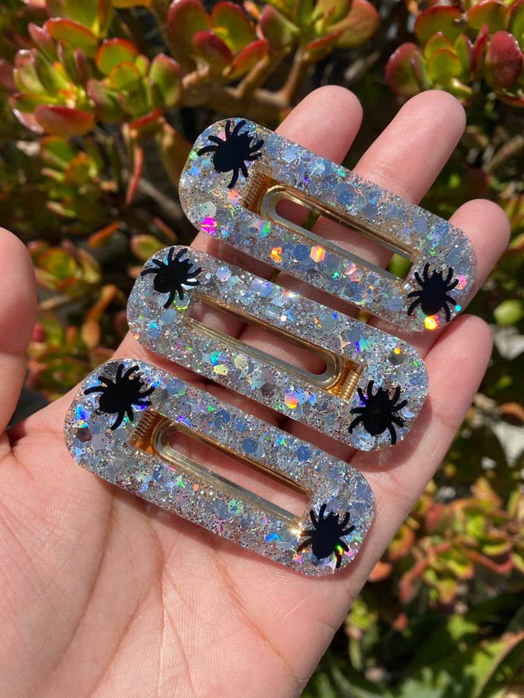 Image of Spidey Resin Hair Clip/Barrette 
