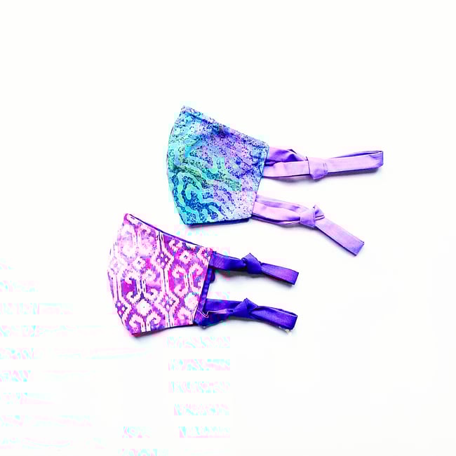 Summer Love Fitted ☀️Face masks with ties