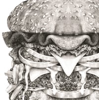 Image 3 of Mirror (Monster Burger) print