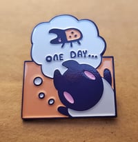 Image 1 of One Day Beetle Baby Enamel Pin