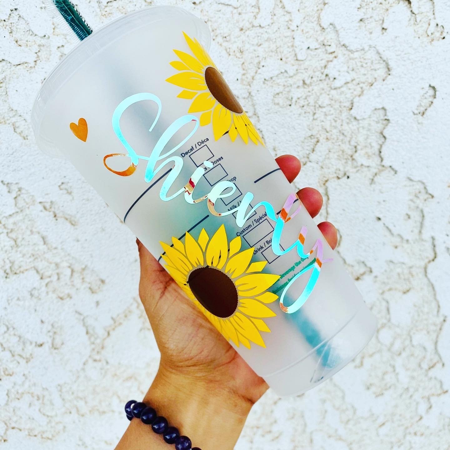 Image of Sunflowers and Hearts