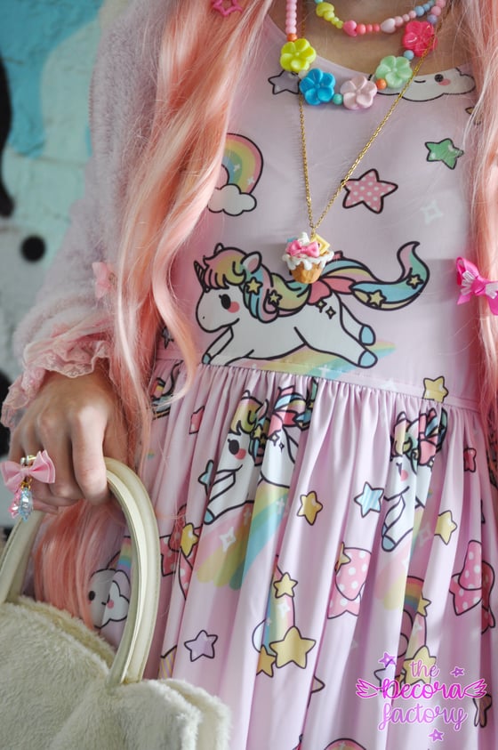 Image of KIRA KIRA! Star Unicorn Dress in Pink