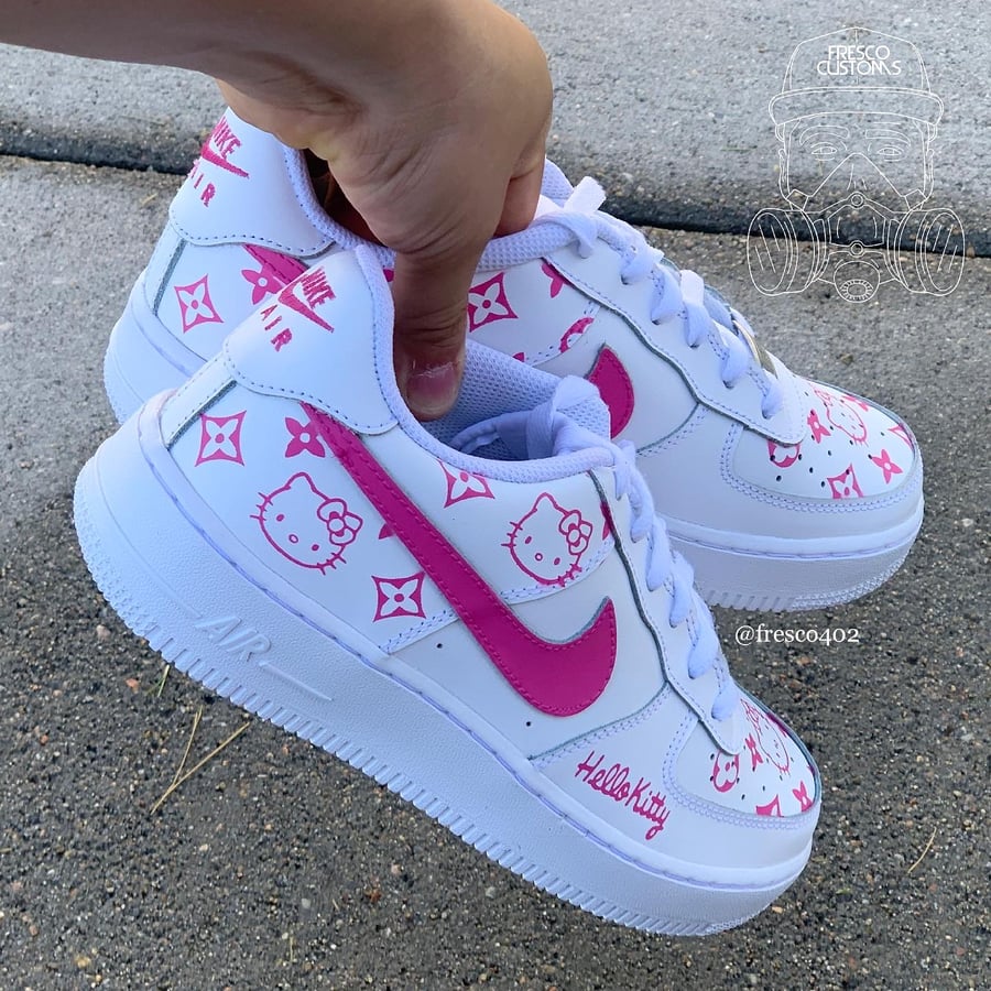 Image of Hello Kitty / LV Custom AF1s 